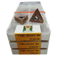 Tnmg 160404 Ma Yc 6530 Carbide Insert - Industrial Grade Carbide, Different Sizes, Brown Color | Cnc Machine Compatible, Warranty Included