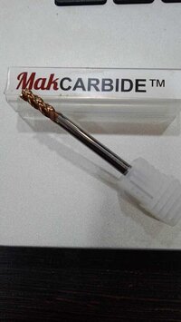 Carbide End Mill 4mm - Coating Type: Altin