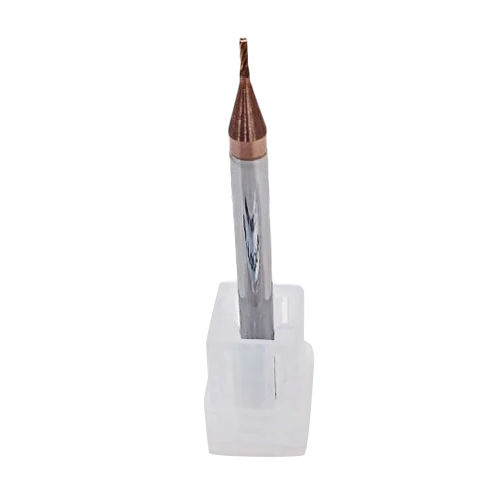 2 Mm Solid Carbide End Mill - Color: Silver