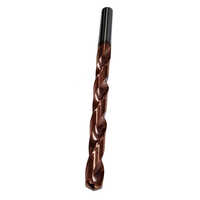 5.5x57x93 55 Hrc Long Sc Drill Bits - High-speed Steel, Brown Color, Round Shape | Coated For Durability, Ideal For Manual Industrial Use