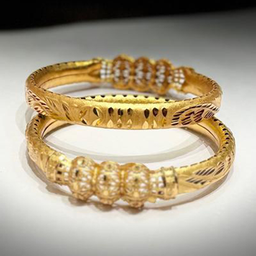 Gold Plated Bangle Set