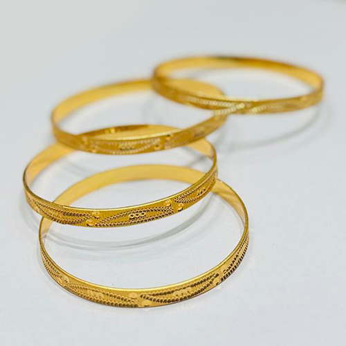 Fancy Gold Plated Bangles