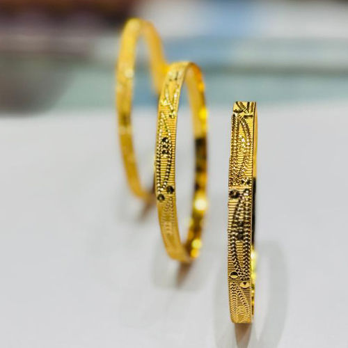 Gold Plated Bangles For Women - Feature: Anti Allergy