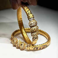 Kada Type Gold Plated Bangles