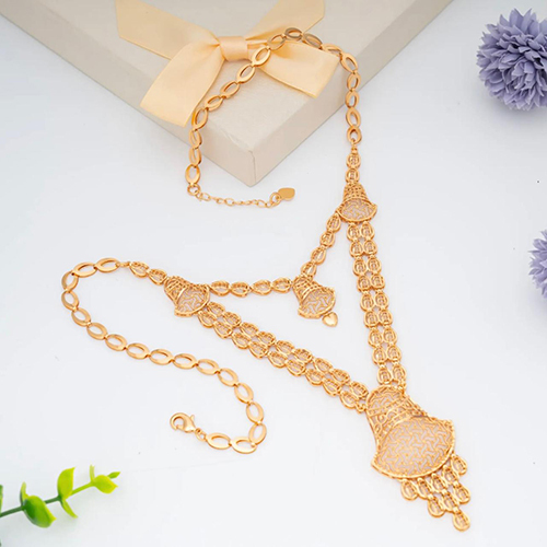 Designer Gold Plated Necklace Set