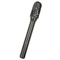 C1020m06 Tungsten Carbide Rotary Burr Cutter - High-grade Carbide Material, Different Sizes, Silver Coating, Manual Operation, Round Shape | Ideal For Metalworking And Woodworking