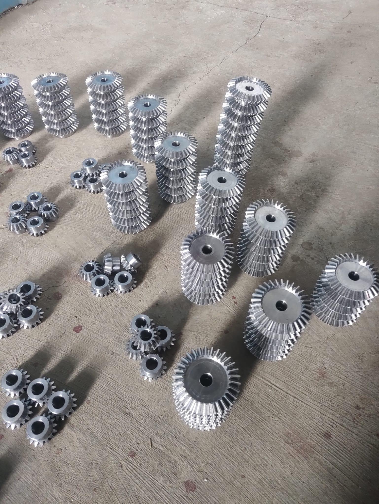Beval Gears - Steel, Helical Tooth Profile | Forged For Industrial Applications, Connects Shafts At Right Angles, Durable & Efficient