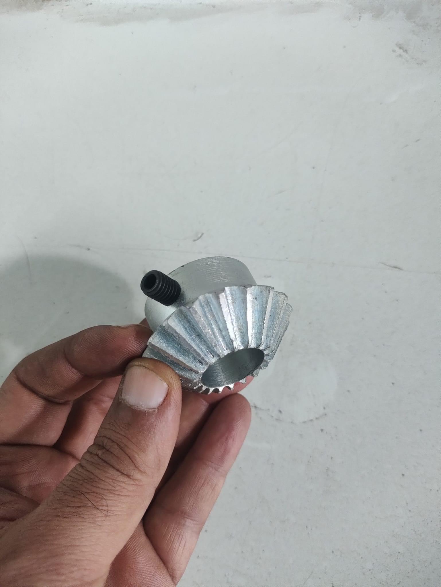 Beval Gears - Steel, Helical Tooth Profile | Forged For Industrial Applications, Connects Shafts At Right Angles, Durable & Efficient