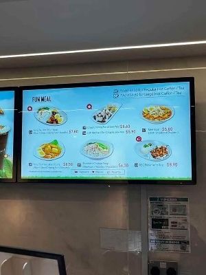 43 Inch Digital Display Menu Board - Application: Indoor