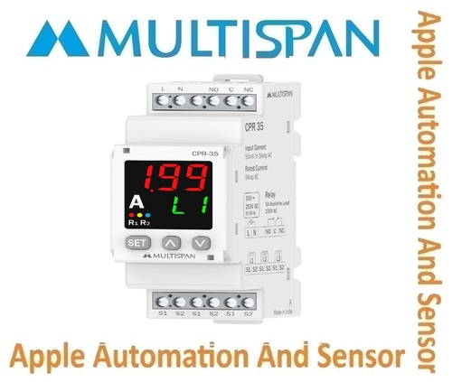 CPR-35-3C Multispan Voltage and Current Protection Relay - Din Rail