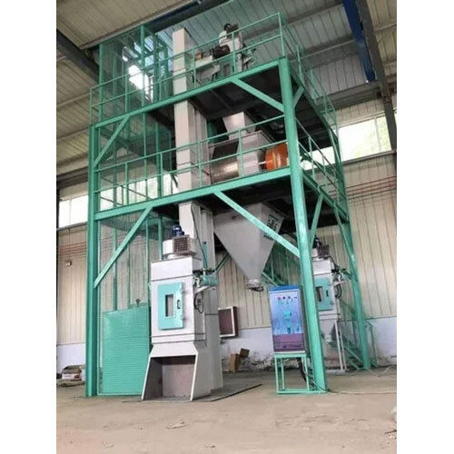 Fully Automatic Cattle Feed Plant - Color: Green