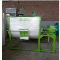 Poultry Feed Mixer - Color: White & Green