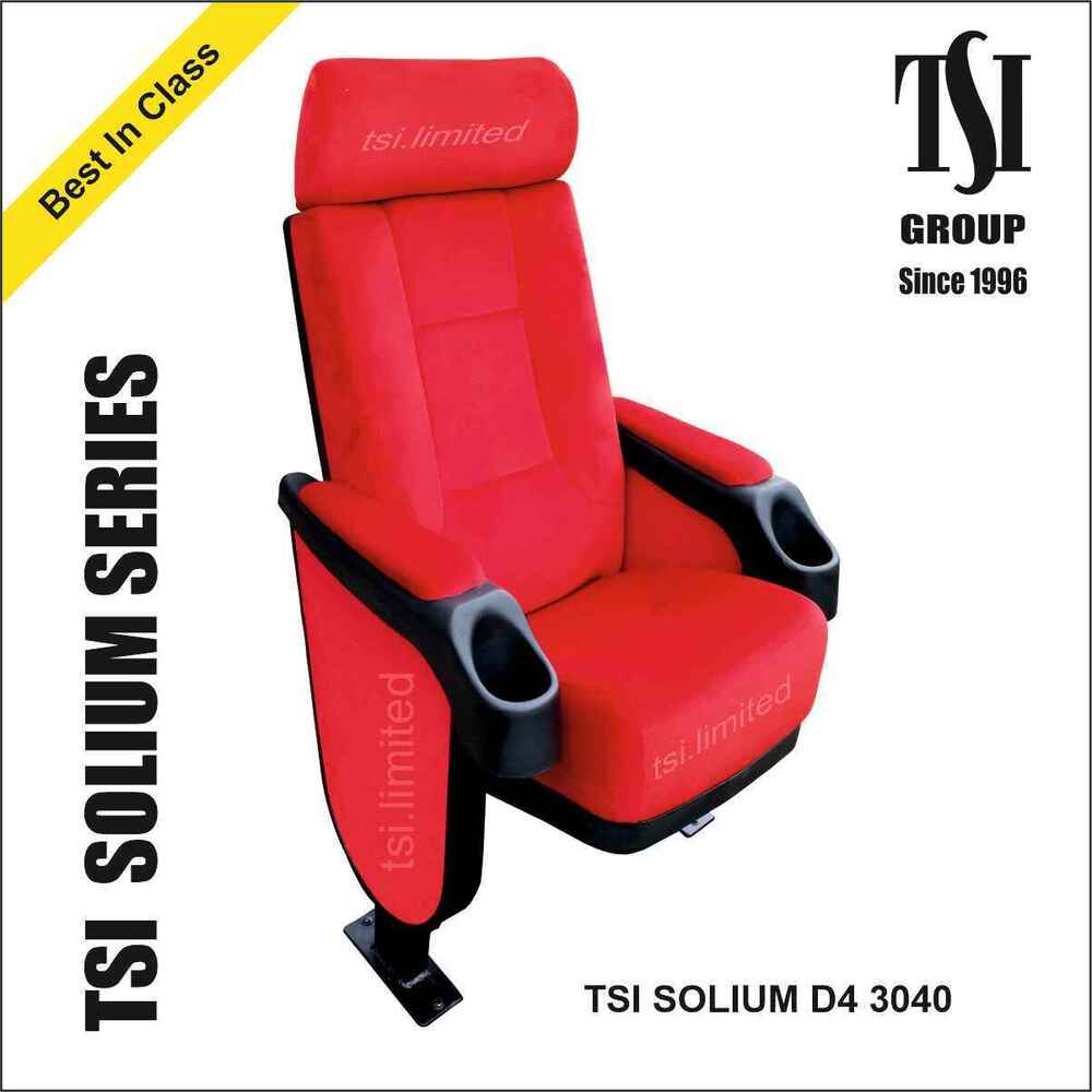 Cinema 3D Auditorium Seat with Tip-Up Mechanism & Cup Holder