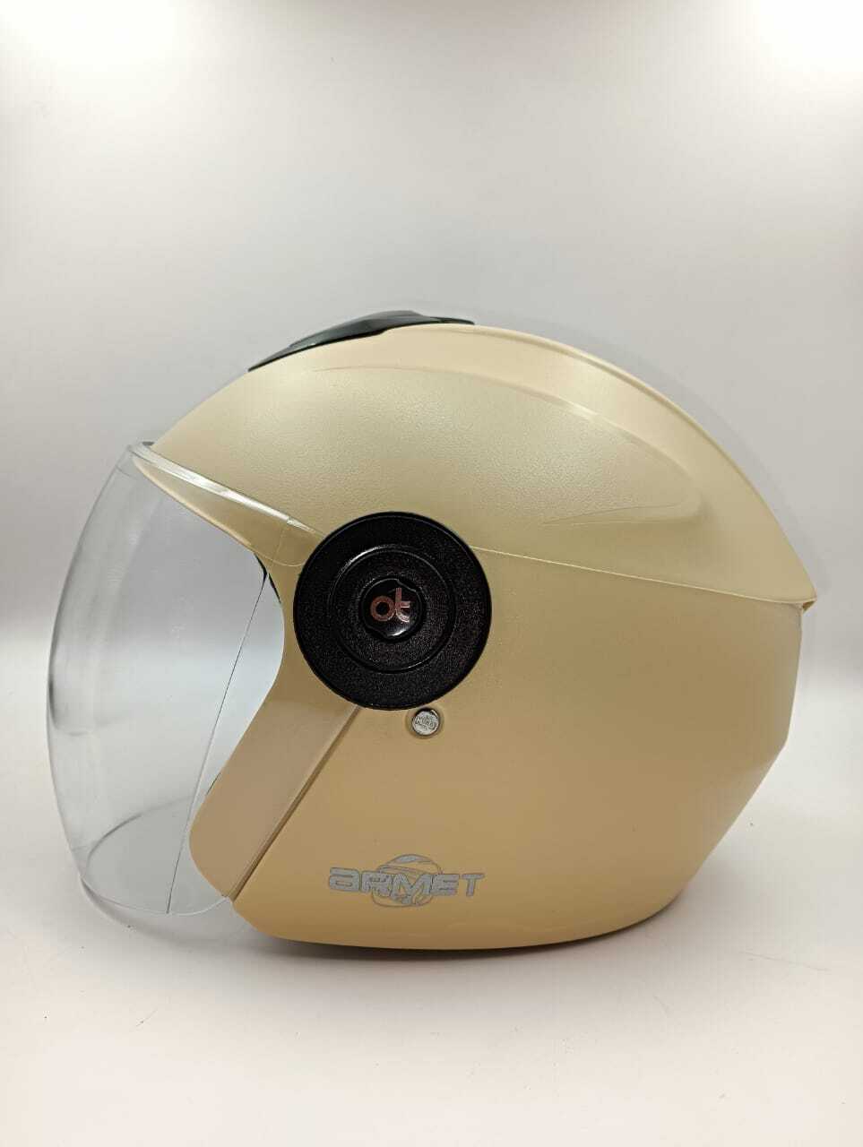 Armet Open Face Bike Helmet - Color: Orange