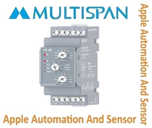 CR-3K Multispan Voltage and Current Protection Relay - Din Rail