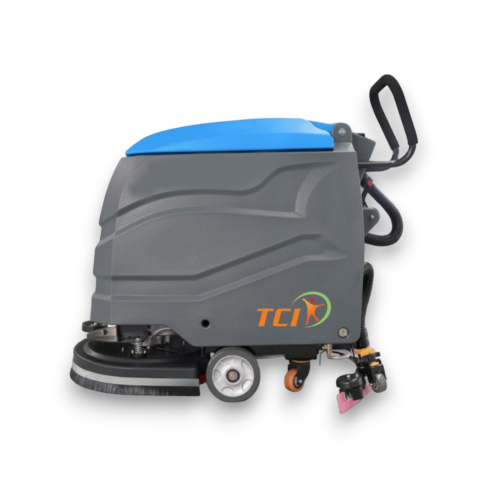 Walk Behind Scrubber Dryer - 1060x650x1025 Mm, Yellow | 220-240v Electric, 28l Clean Water Tank, 1820 M2/h Cleaning Rate, 68 Db Noise Level, 75kg Weight, Efficient Dry & Wet Cleaning