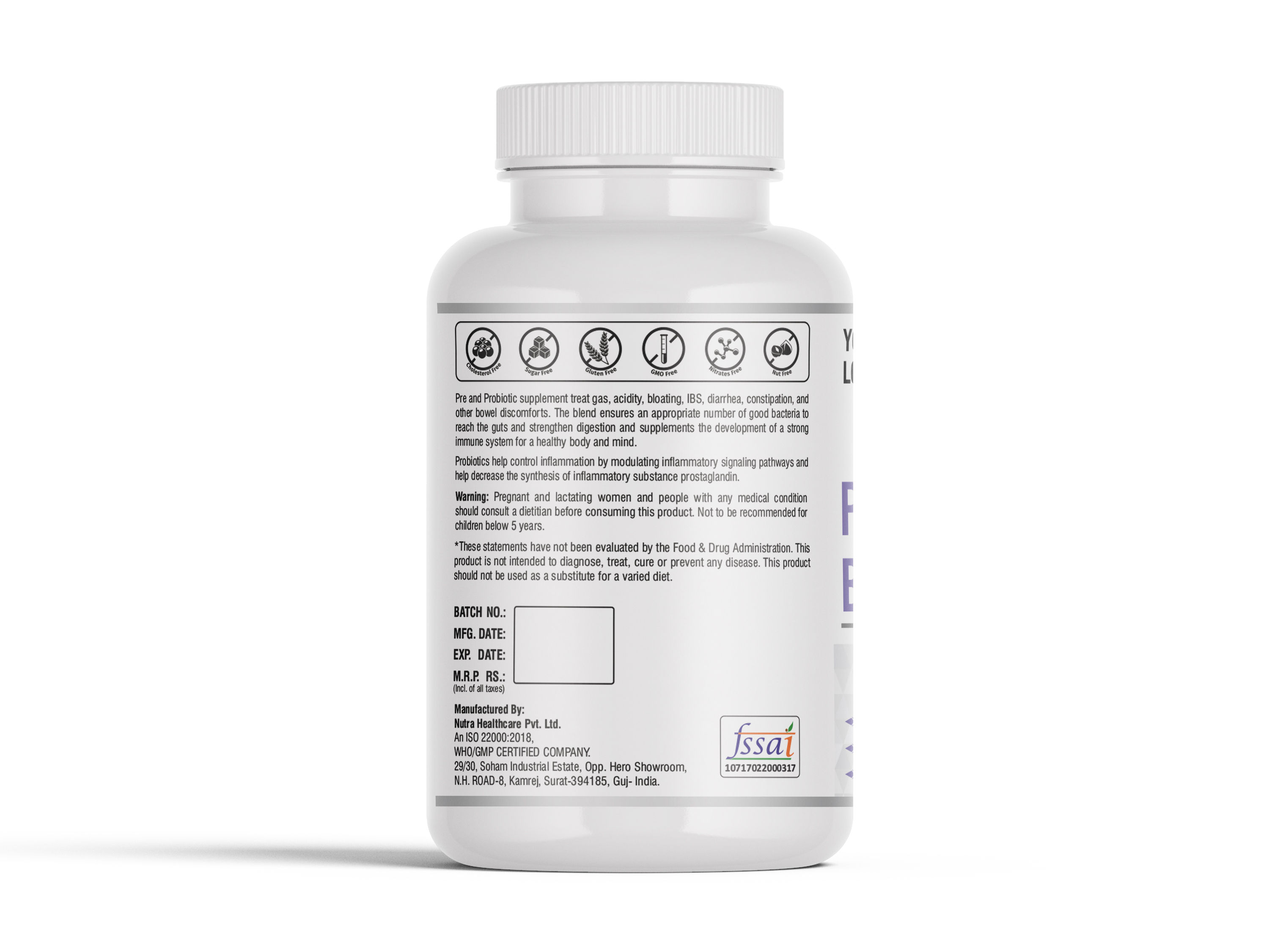 PRE AND PROBIOTIC CAPSULE