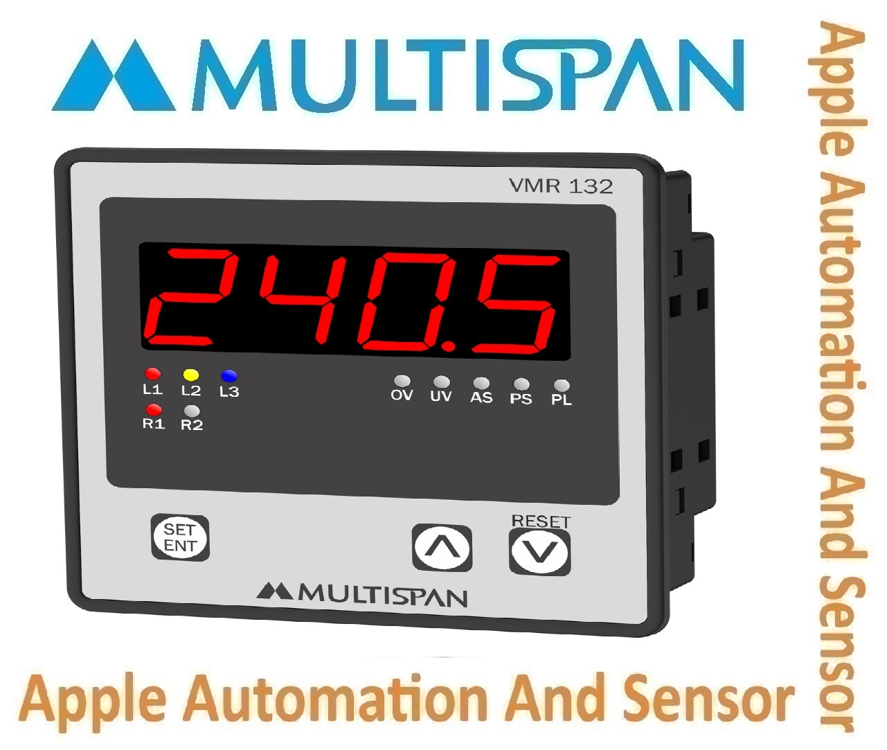 Vmr-23 Multispan Voltage & Current Protection Relay - Panel Mounted