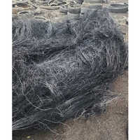 Steel Tyre Wire Scrap - Color: Black