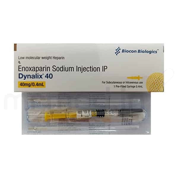Dynalix 40mg/0.4ml Injection - Anticoagulant Formula, Prevents Blood Clots And Supports Healthy Circulation, Administered Subcutaneously