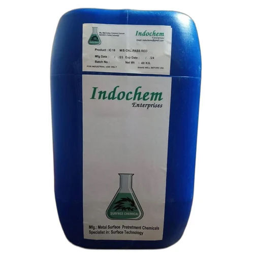 Ic 018M Passvation Redcrom Cleaning Chemicals - Grade: Reagent Grade