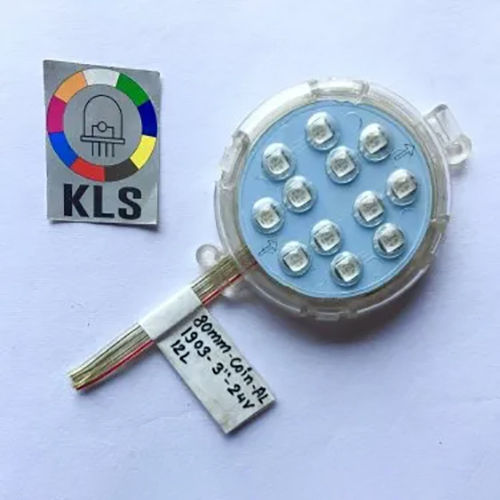 80 Mm Pixel Light Coin - Lighting: Led