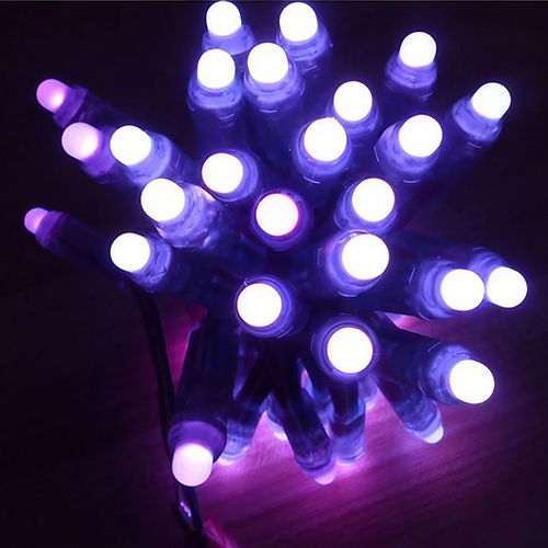 12 Mm Purple Pixel Led Light - Input Voltage: 90 To 300 Vac Volt (V)