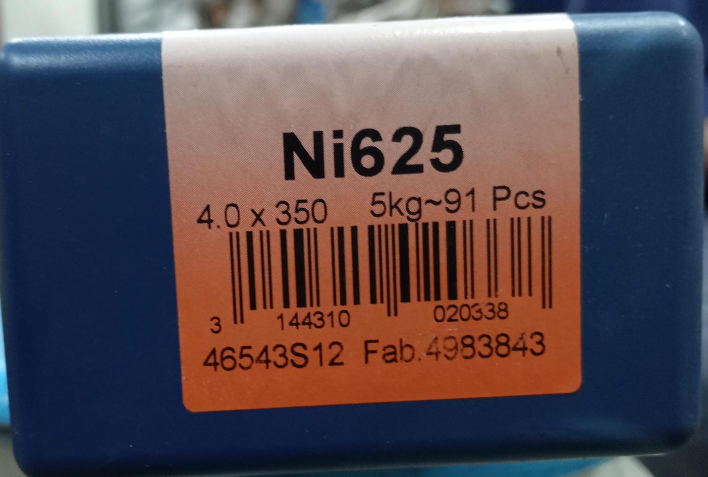 NI625 welding electrode