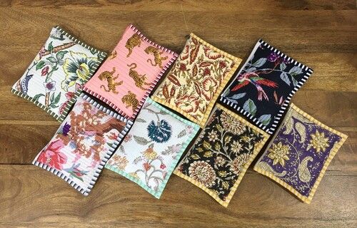 Cotton Quilted Pouches