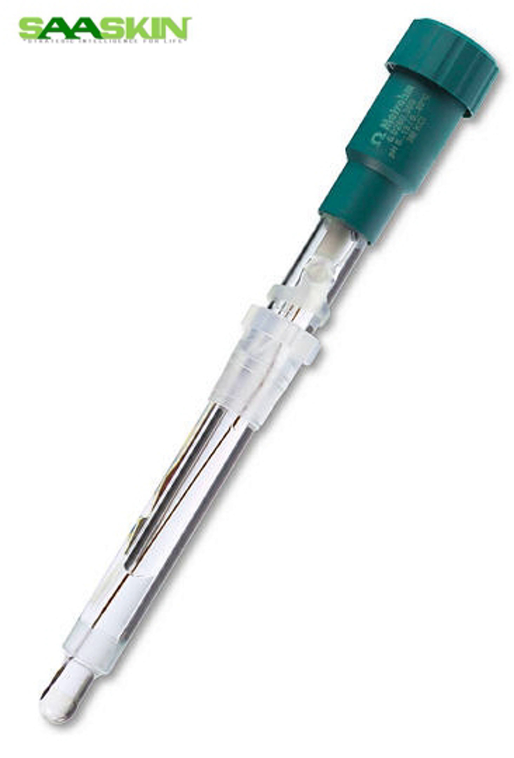 Metrohm Iecotrode Plus - Glass And Plastic Electrode, Standard Size, Green Transparent, Ph Measurement