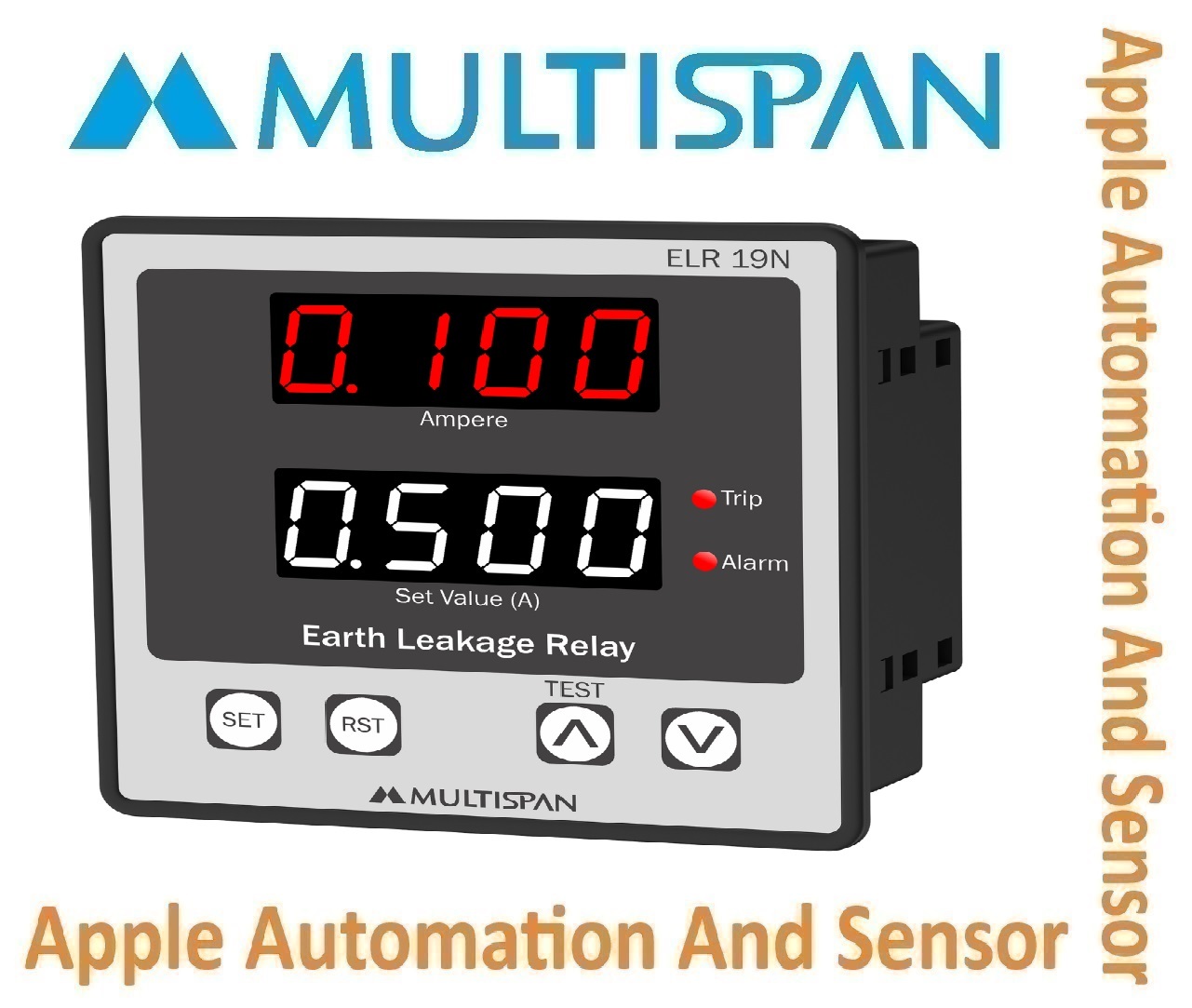 Efr-63 Earth Fault Relay - Double Display Universal Input Pid Controller, 1 Year Warranty, Earth Leakage Protection, Multi-model Compatibility