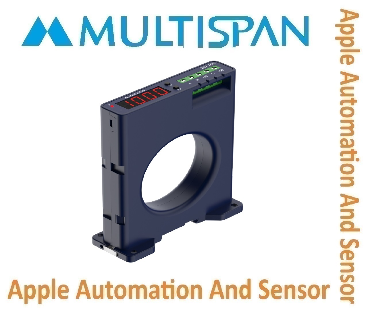 Ect-35 Set By Knob Multispan Earth Leakage Relay - Built In Cbct
