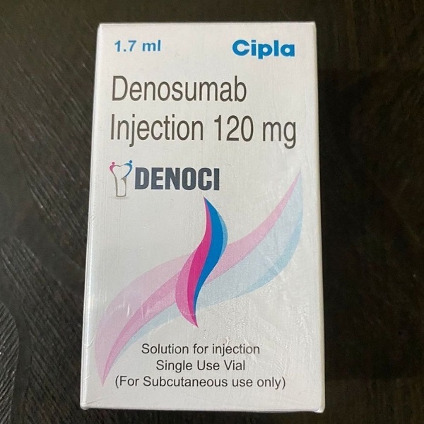 Denoci Denosumab 120mg Injection - Osteoporosis Treatment For Postmenopausal Women & Men | Strengthens Bones, Reduces Fracture Risk