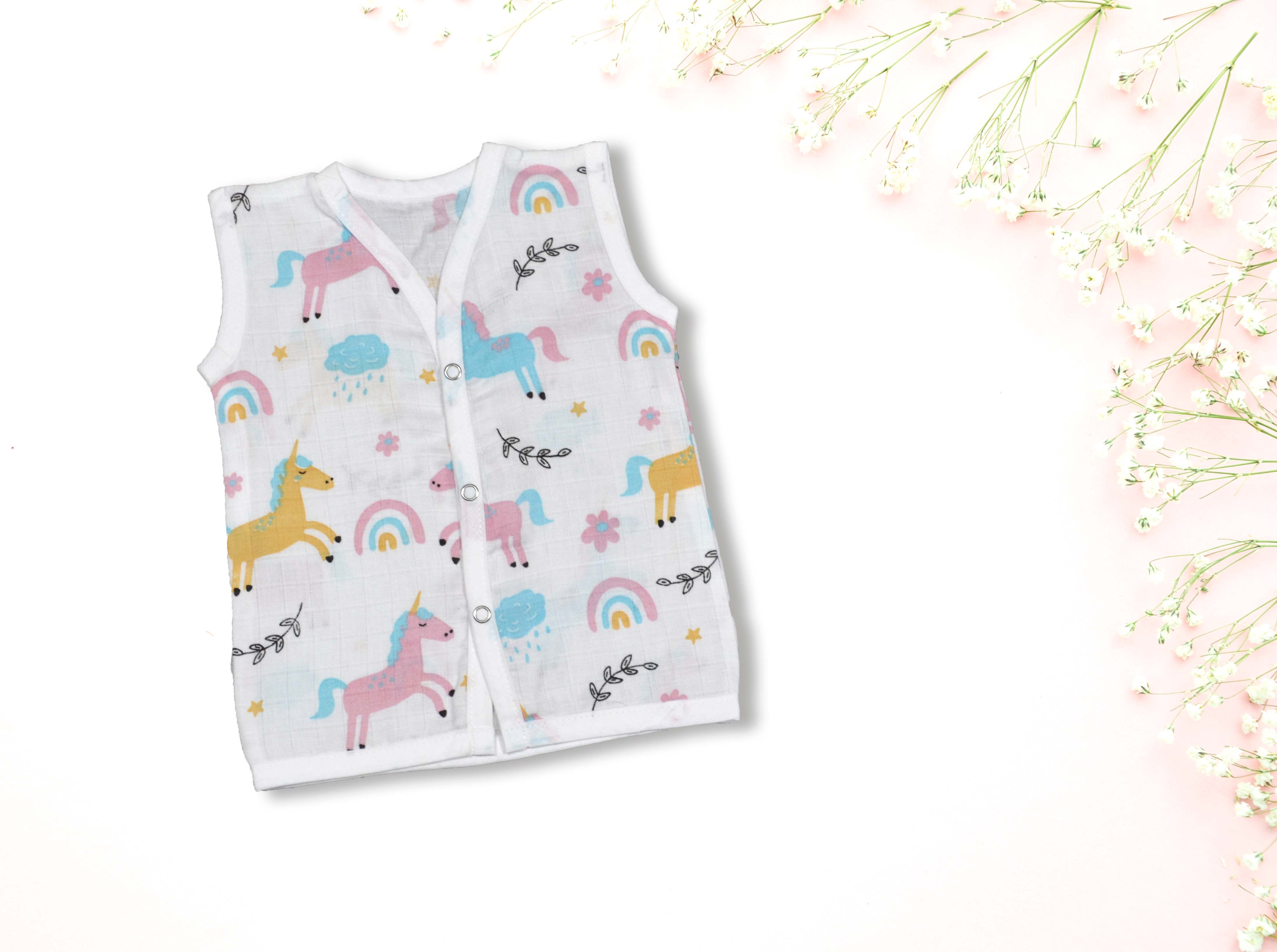 Newborn Baby Cotton Jhabla - Feature: Washable