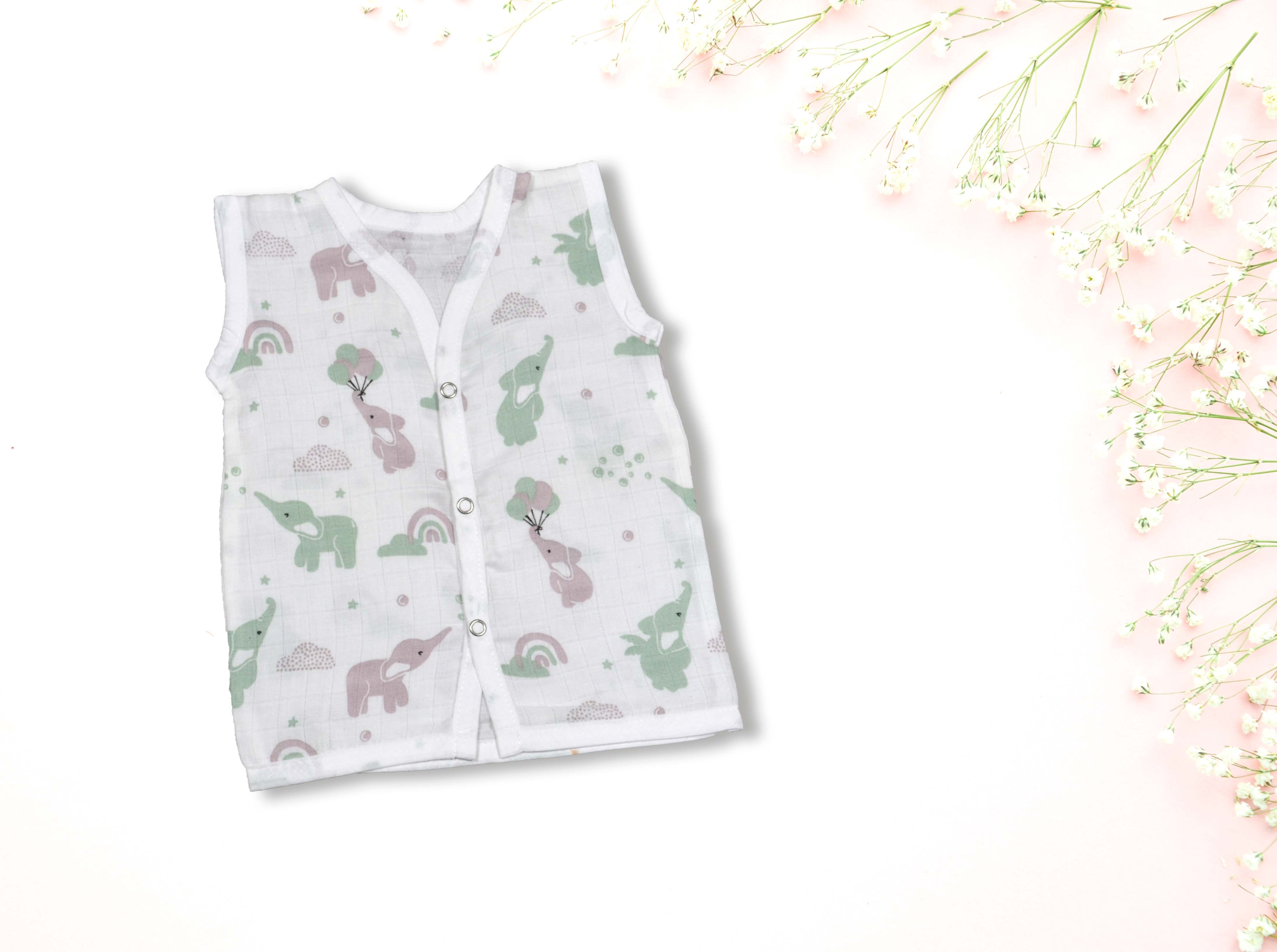 Newborn Baby Cotton Jhabla - Feature: Washable