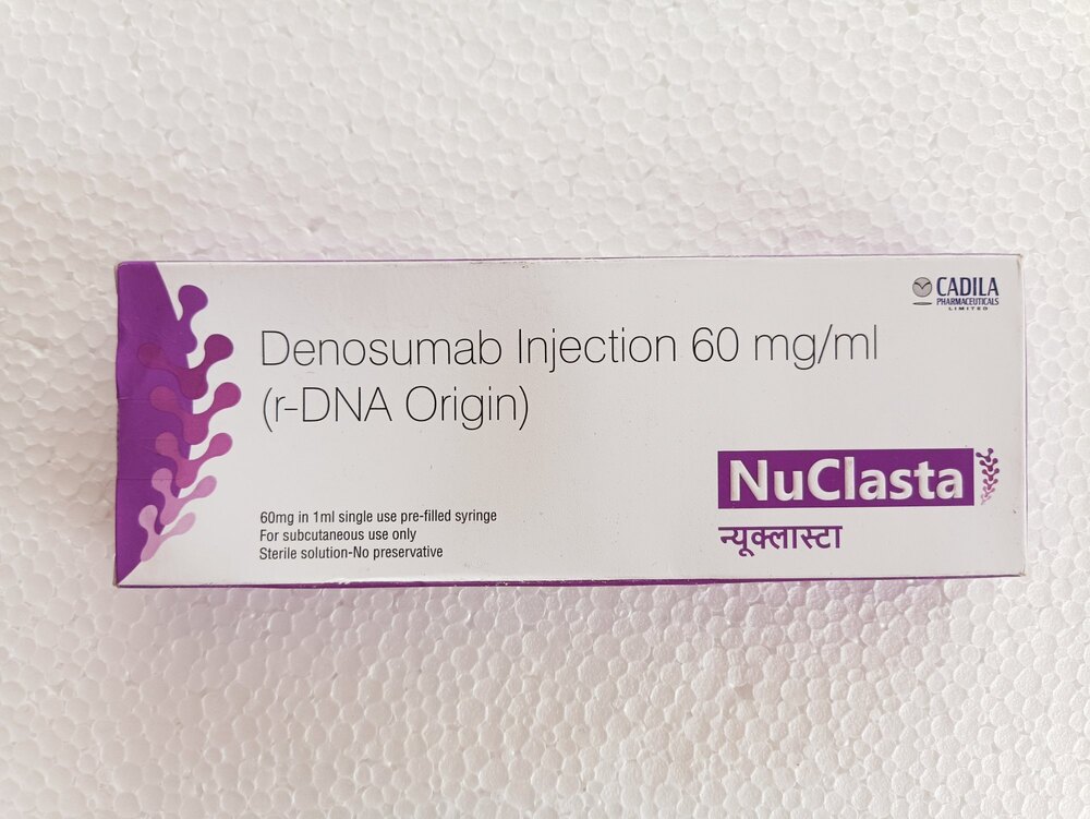Nuclasta 60 Mg Injection - 60mg, Injectable Formulation for Osteoporosis Treatment in Postmenopausal Women and Men at Fracture Risk