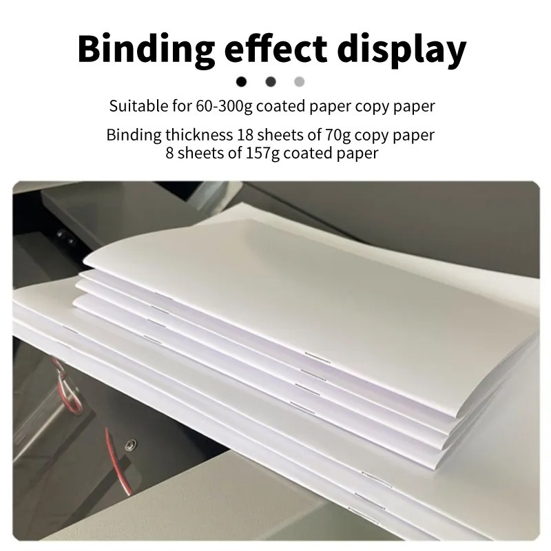 auto stapling and folding machine paper booklet machine Leaflets Booklet folder booklet maker