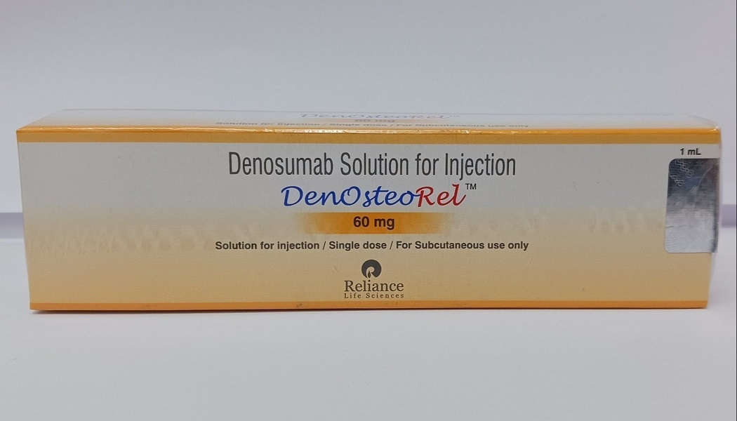 Denosteorel 60 Mg Injection - 60mg Dosage, Supports Bone Strength, Reduces Fracture Risk In Postmenopausal Women And Men At Risk