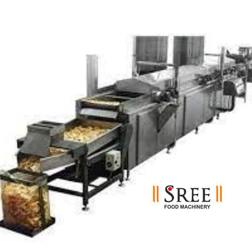 Automatic Continous Snacks Oil Fryer Machine - Feature: High Efficiency