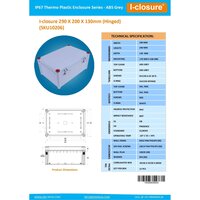 70 Pair Krone Module Box ABS Grey