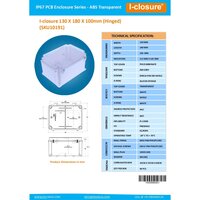 Solar Junction Box 130 X 180 X 100 mm IP67