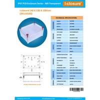 Solar ACDB Box 140 X 190 X 100 mm IP67