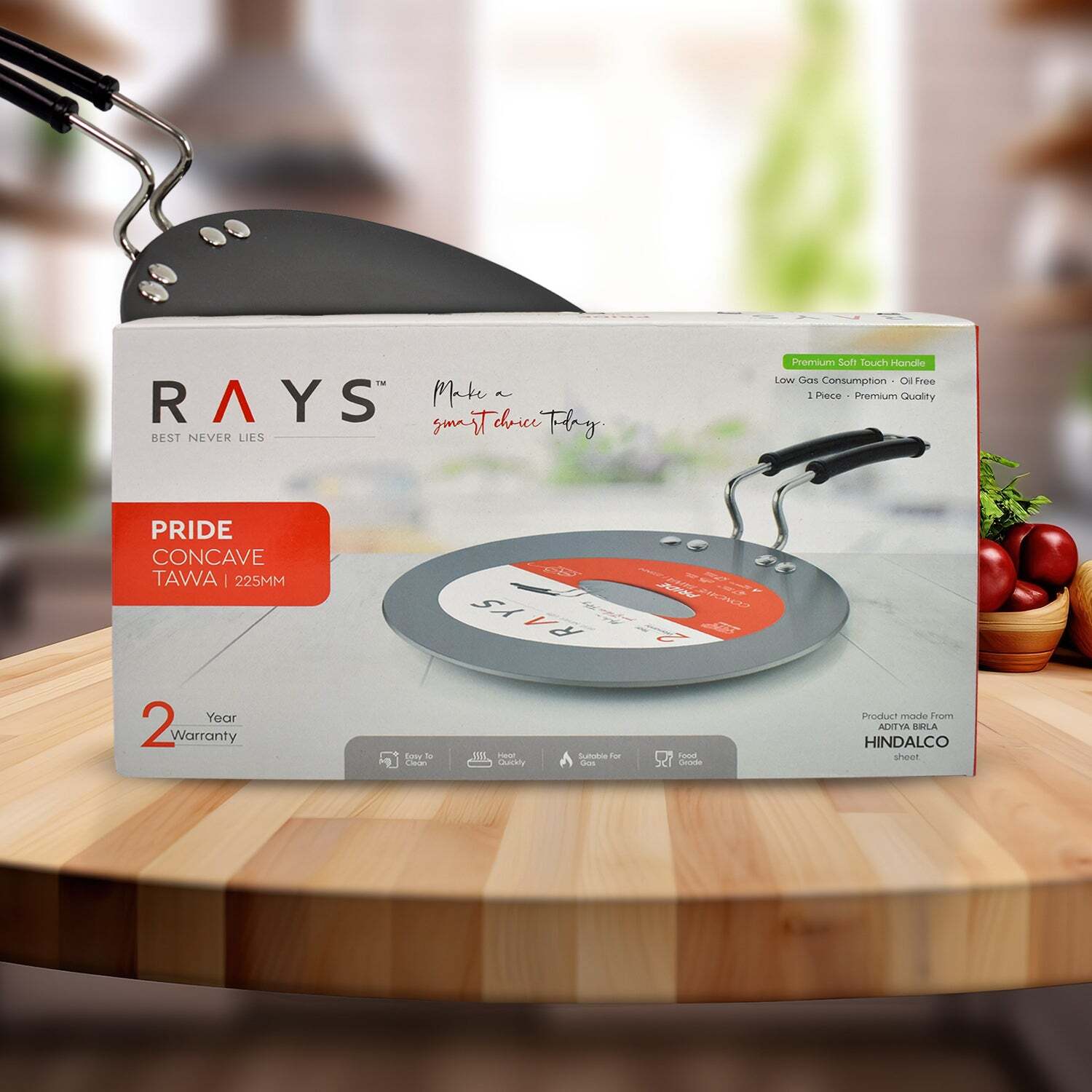 Multi Purpose Aluminium Rays Roti Tawas