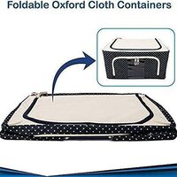 Foldable Steel Frame Clothes Living Storage Organizer Handled Bags