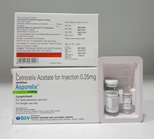 Cetrorelix Acetate 0.25 Mg Injection