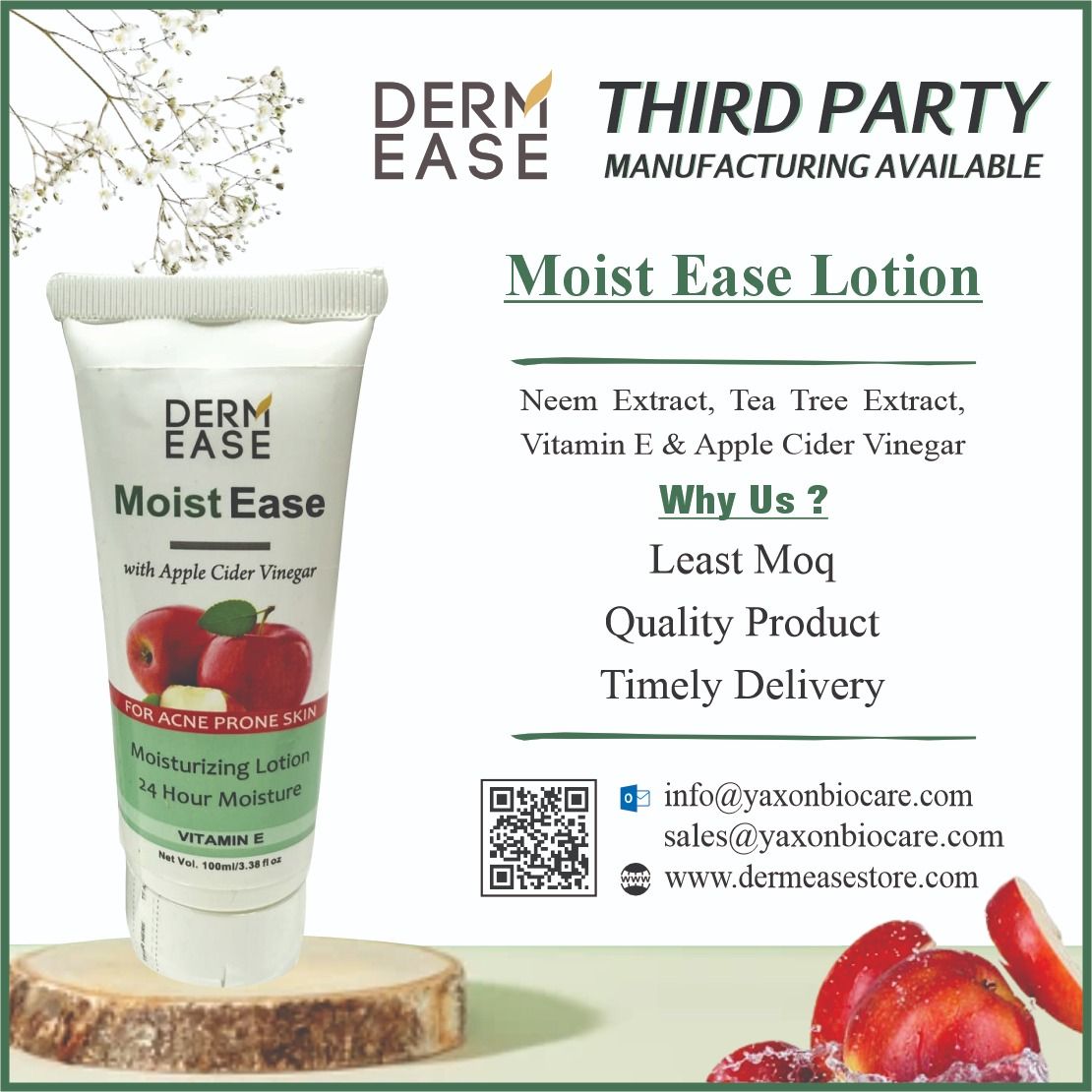 2.	MOIST EASE APPLE CIDER LOTION