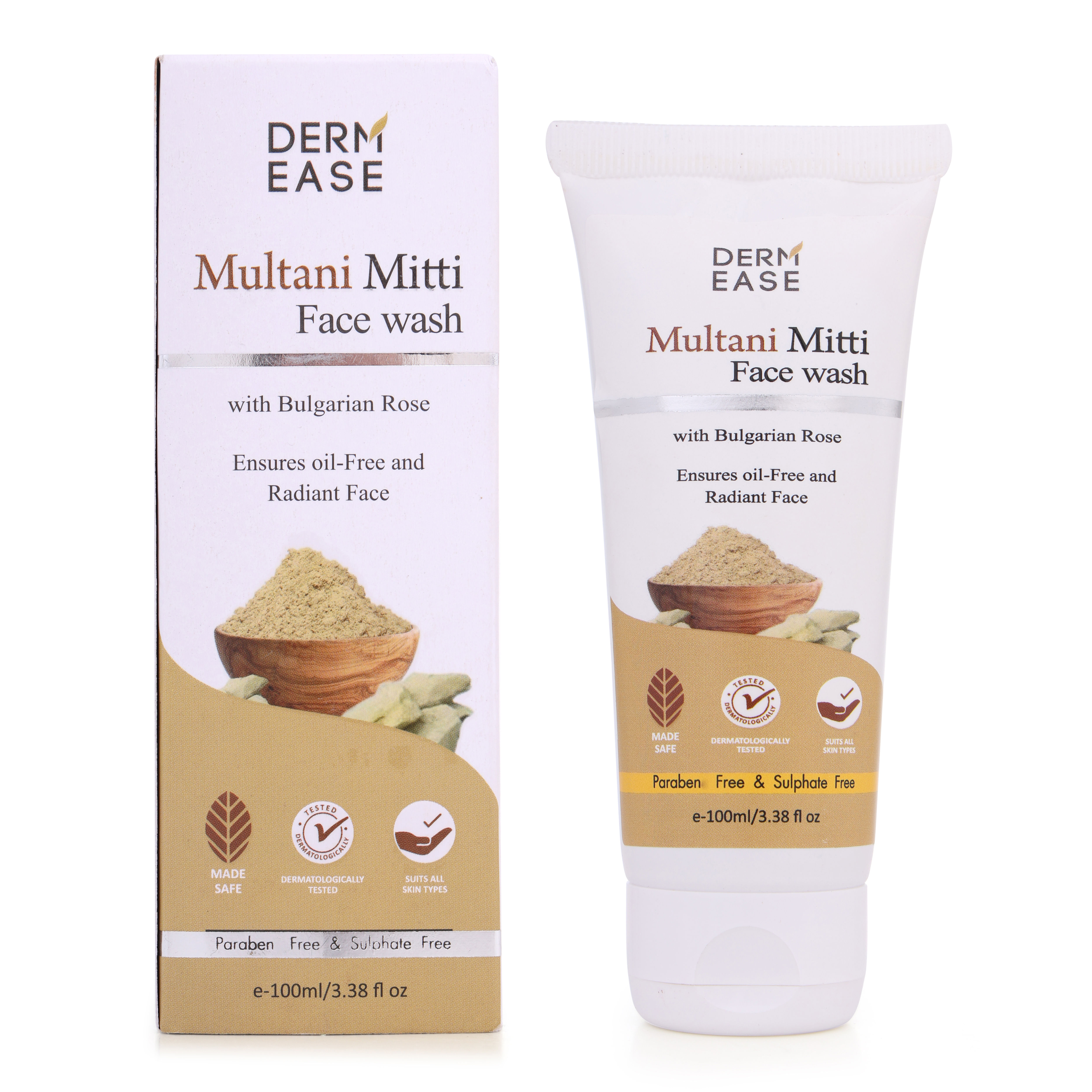 3.	DERM EASE MULTANI MITTI FACE WASH