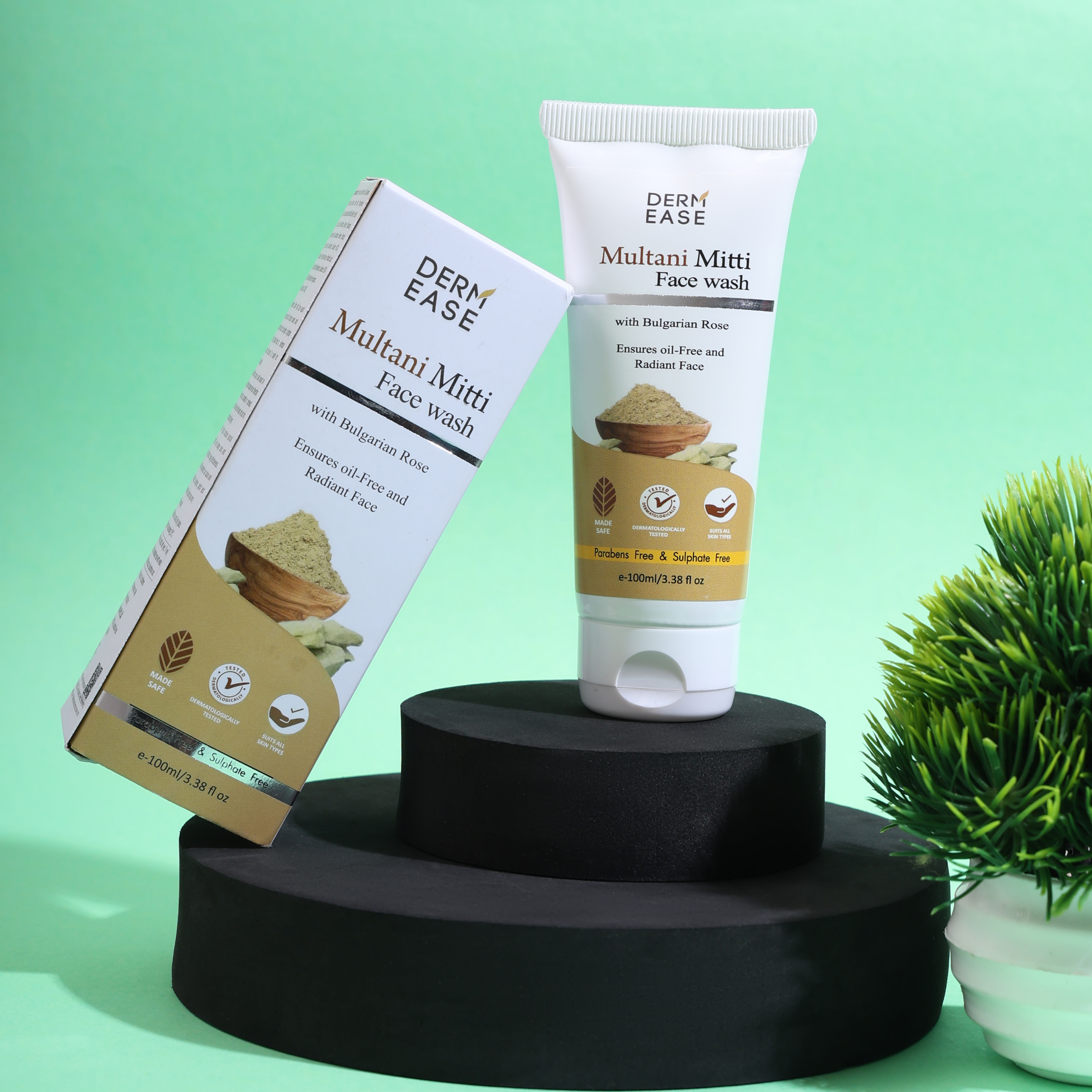 3.	DERM EASE MULTANI MITTI FACE WASH