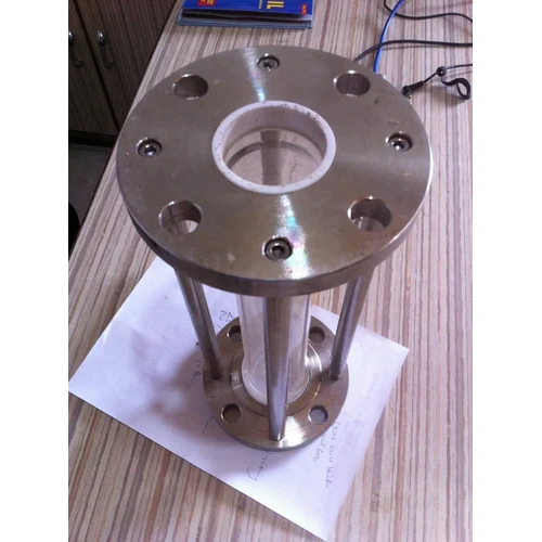 Stainless Steel Sight Glass Flange - Color: Silver