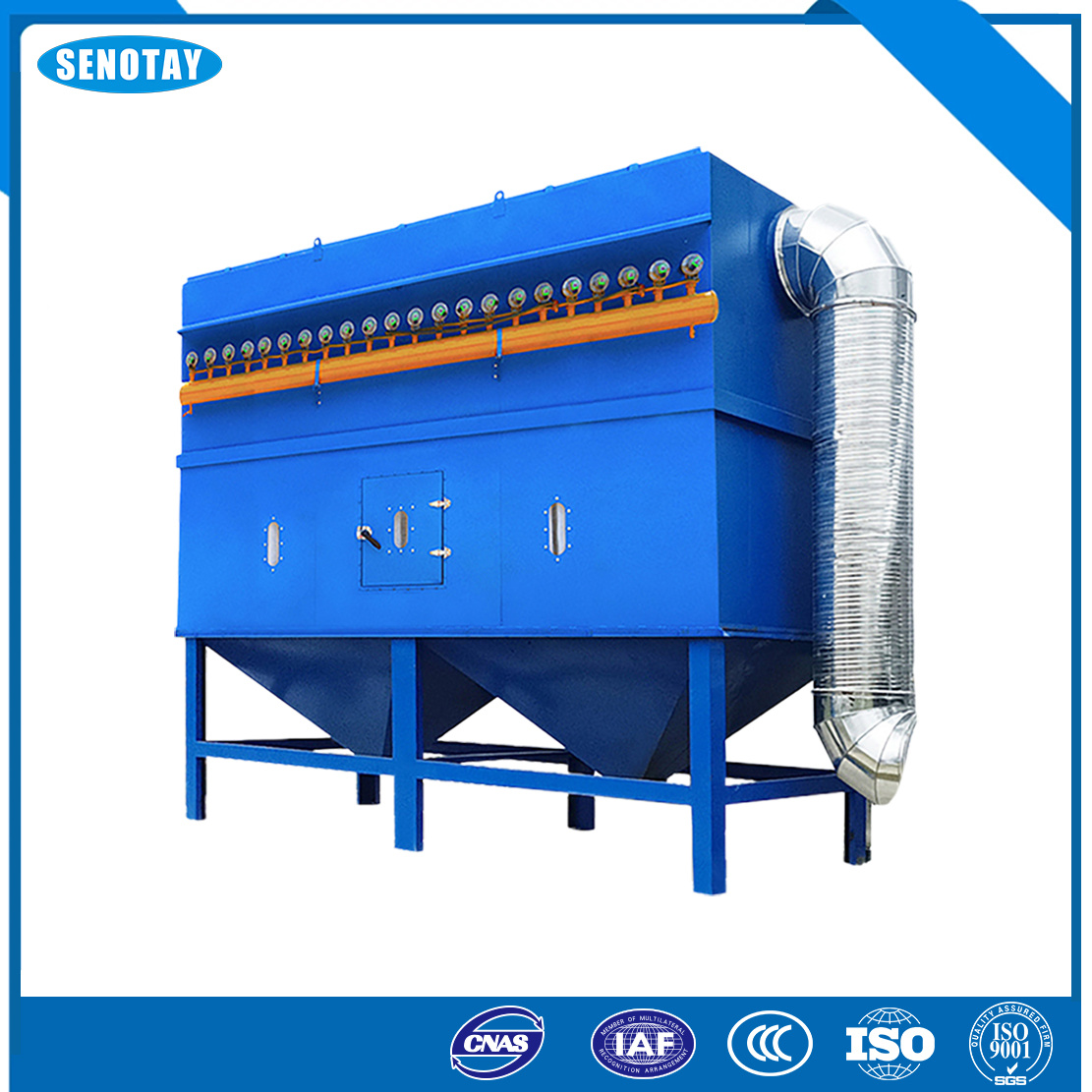 Industry Filter Bag Dust Collector - Material: Mild Steel
